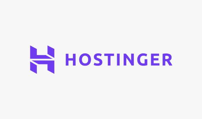 Hostinger brand logo image.