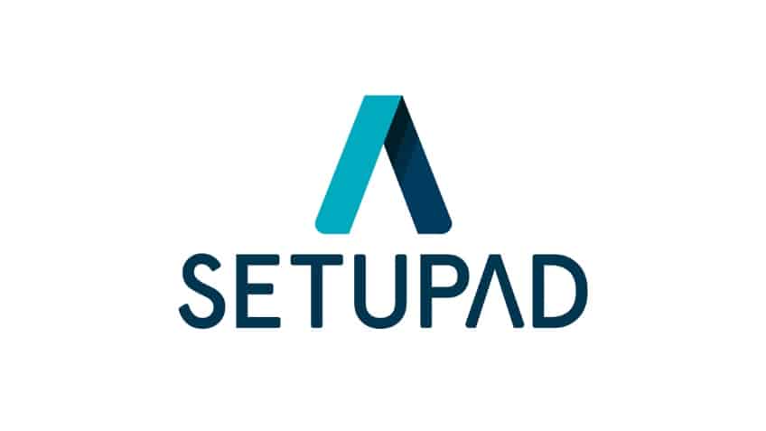 Setupad logo for Quick Sprout Setupad review.