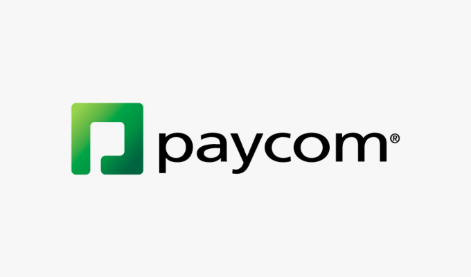 Paycom brand logo.