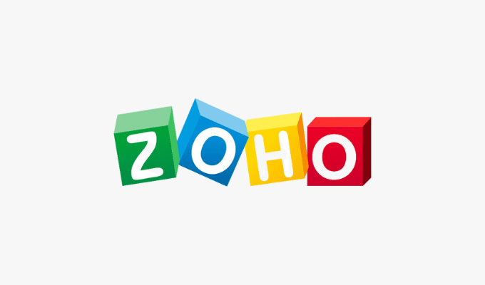 Zoho brand logo.