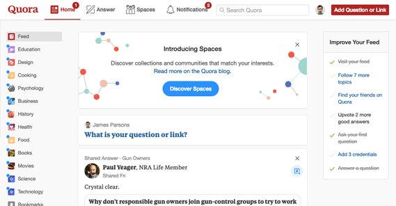 Answer Questions on Quora