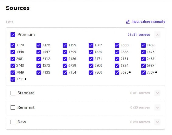  Groups of Subscriber Lists at RichAds